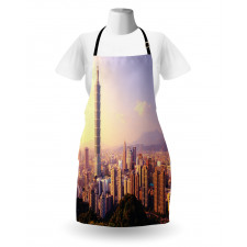 Skyline Taipei Taiwan Apron