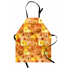 Rounded Funky Squares Apron