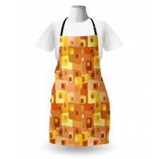 Rounded Funky Squares Apron