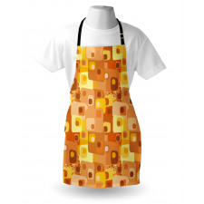 Rounded Funky Squares Apron