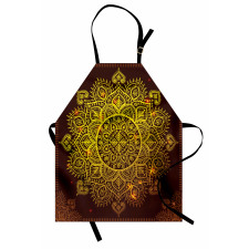 Oriental Snowflake Art Apron