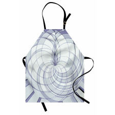 Abstract Digital Flower Apron