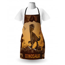 Giant Dinosaur Cliffs Apron