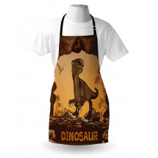 Giant Dinosaur Cliffs Apron