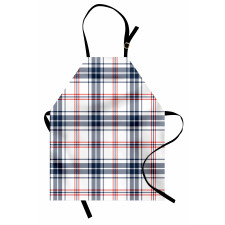 English Tartan Motif Apron