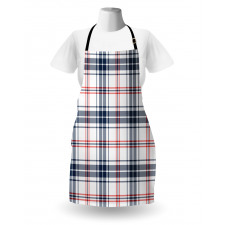 English Tartan Motif Apron