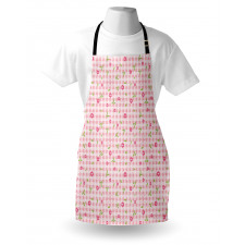 Flowers and Stripes Apron