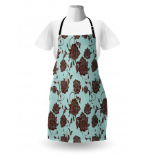 Flower Ornaments Retro Apron