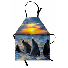 Bottle Nosed Dolphins Apron