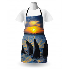Bottle Nosed Dolphins Apron