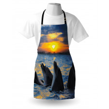 Bottle Nosed Dolphins Apron