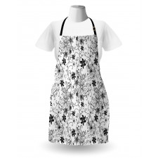 Leaves Twirls Swirls Bud Apron