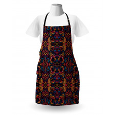 Floral Glass Pattern Apron