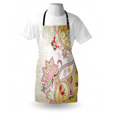 Flower Ornaments Apron