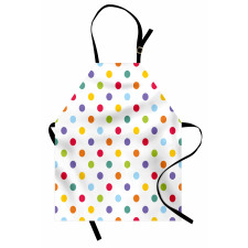 Cheerful Design Polka Dot Apron