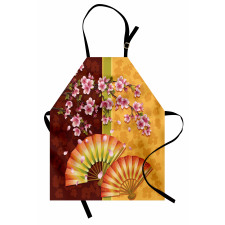 Sakura Blossoms Asian Apron