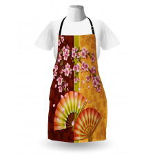 Sakura Blossoms Asian Apron