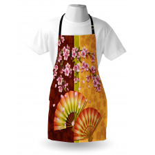 Sakura Blossoms Asian Apron