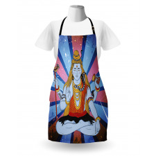 Eastern Figure Grungy Apron