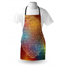 Oriental Floral Detail Apron