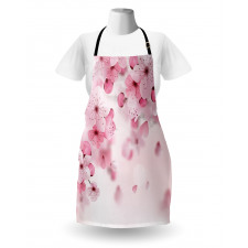 Eastern Sakura Flowers Apron