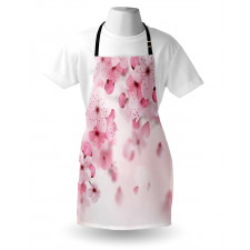 Eastern Sakura Flowers Apron