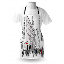 Ink Cityscape Street View Apron