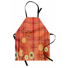 Umbellifer Flower Tartan Apron