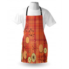 Umbellifer Flower Tartan Apron