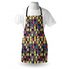 Pastel Circles Squares Apron