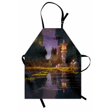 Lantern Forest Night Apron