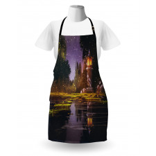 Lantern Forest Night Apron