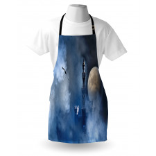 Fantastik Mutfak Önlüğü Mavi Şato ve Ay