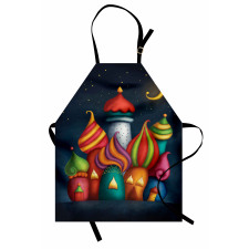 Oriental Castles Moon Apron