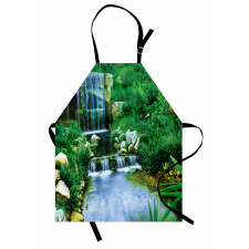 Waterfall Rocks Forest Apron