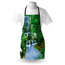 Waterfall Rocks Forest Apron