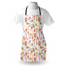 Yummy Candies Cakes Apron