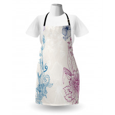 Flower Field Spring Art Apron