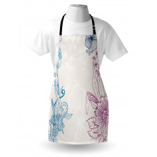 Flower Field Spring Art Apron