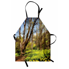 Spring Forest Flowers Apron