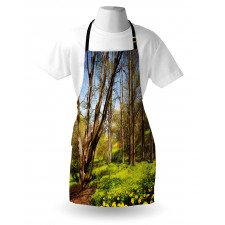 Spring Forest Flowers Apron