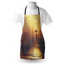 Woman Under the Rain Apron