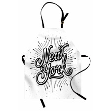 New York Typography Apron