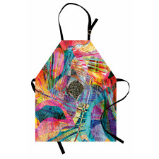 Retro Graphic Apron