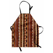 Abstract Details Stripes Apron