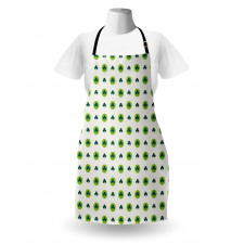 Clovers Green Dots Irish Apron