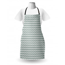 Curvy Stripes Waves Apron