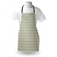 Oval Drop Like Forms Apron