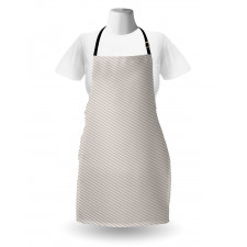 Narrow Stripes Geometric Apron