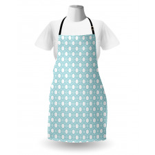 Detailed Circular Flowers Apron